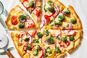 Hummus Pizza